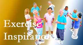 Satterwhite Chiropractic hopes to inspire exercise for back pain relief by listening closely and encouraging patients to exercise with others.