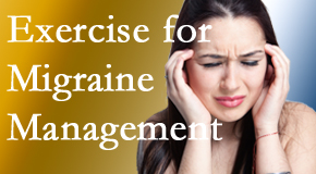 Satterwhite Chiropractic incorporates exercise into the chiropractic treatment plan for migraine relief.
