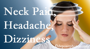 Satterwhite Chiropractic helps decrease neck pain and dizziness and related neck muscle issues.