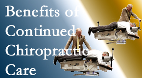 Satterwhite Chiropractic presents continued chiropractic care (aka maintenance care) as it is research-documented as effective.