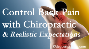 Satterwhite Chiropractic helps patients establish realistic goals and find some control of their back pain and neck pain so it doesn’t necessarily control them. 