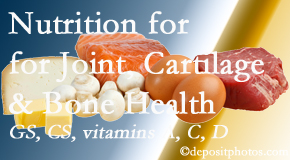 Satterwhite Chiropractic describes the benefits of vitamins A, C, and D as well as glucosamine and chondroitin sulfate for cartilage, joint and bone health. 