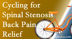 Satterwhite Chiropractic encourages exercise like cycling for back pain relief from lumbar spine stenosis.
