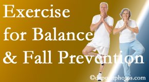 Oxford chiropractic care of balance for fall prevention involves stabilizing and proprioceptive exercise. 