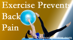 Satterwhite Chiropractic encourages Oxford back pain prevention with exercise.