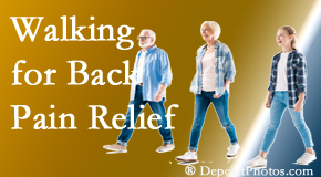 Satterwhite Chiropractic often recommends walking for Oxford back pain sufferers.