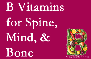 Oxford bone, spine and mind benefit from exercise and vitamin B intake.