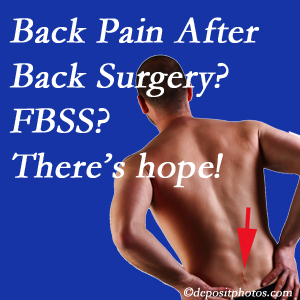 Oxford chiropractic care has a treatment plan for relieving post-back surgery continued pain (FBSS or failed back surgery syndrome).