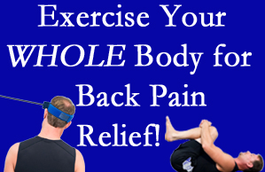 Oxford chiropractic care includes exercise to help enhance back pain relief at Satterwhite Chiropractic.