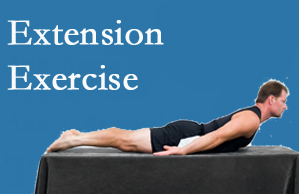 Satterwhite Chiropractic recommends extensor strengthening exercises when back pain patients are ready for them.