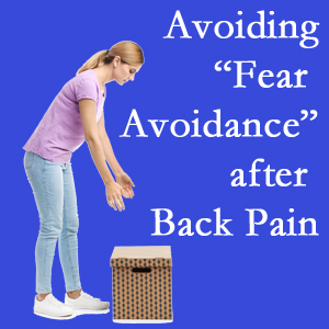 Oxford chiropractic care encourages back pain patients to not give into the urge to avoid normal spine motion once they are through their pain.