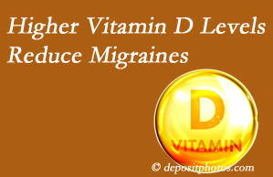 Satterwhite Chiropractic shares a new study that higher Vitamin D levels may reduce migraine headache incidence.