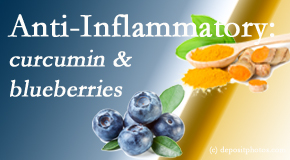 Satterwhite Chiropractic presents recent studies touting the anti-inflammatory benefits of curcumin and blueberries. 