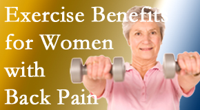 Satterwhite Chiropractic shares recent research about how beneficial exercise is, especially for older women with back pain. 