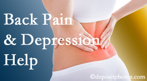 Oxford depression that accompanies chronic back pain often resolves with our chiropractic treatment plan’s Cox® Technic Flexion Distraction and Decompression.