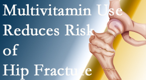 Satterwhite Chiropractic shares new research that shows a reduction in hip fracture by those taking multivitamins.