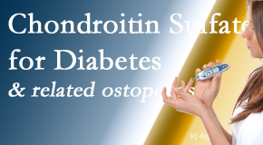 Satterwhite Chiropractic shares new info on the benefits of chondroitin sulfate for diabetes management of its inflammatory and osteoporotic aspects.