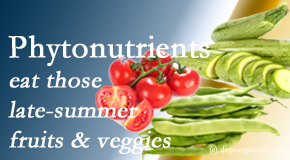 Satterwhite Chiropractic shares research on the benefits of phytonutrient-filled fruits and vegetables. 