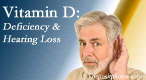Satterwhite Chiropractic presents recent research about low vitamin D levels and hearing loss. 