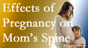Oxford mothers are predisposed to develop spinal issues as they grow older.