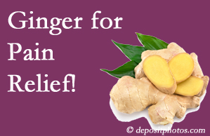 Oxford chronic pain and osteoarthritis pain patients will want to investigate ginger for its many varied benefits not least of which is pain reduction. 