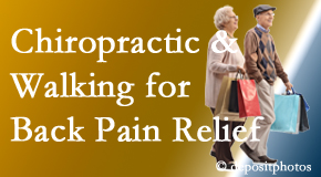 Satterwhite Chiropractic encourages walking for back pain relief along with chiropractic treatment to maximize distance walked.