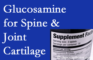Oxford chiropractic nutritional support urges glucosamine for joint and spine cartilage health and potential regeneration. 