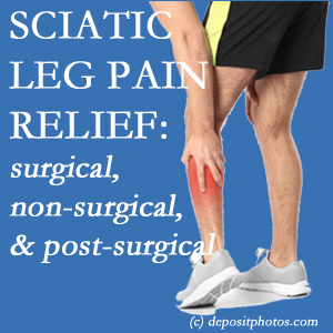 The Oxford chiropractic relieving care of sciatic leg pain works non-surgically and post-surgically for many sufferers.