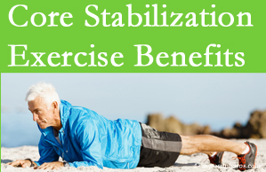 Satterwhite Chiropractic presents support for core stabilization exercises at any age in the management and prevention of back pain. 