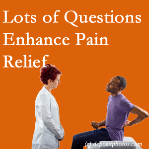 The Oxford chiropractic back pain treatment plan is directed by patient feedback on how their pain is.