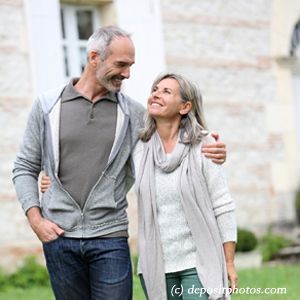 image of Oxford happy couple with relief of failed back surgical syndrome back pain